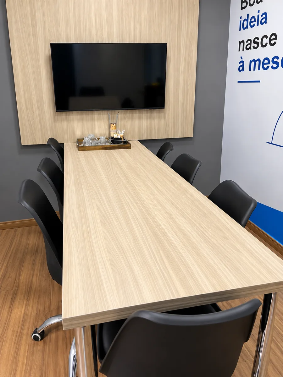 Sala de reuniões da Andrade Contabilidade em Nova Iguaçu