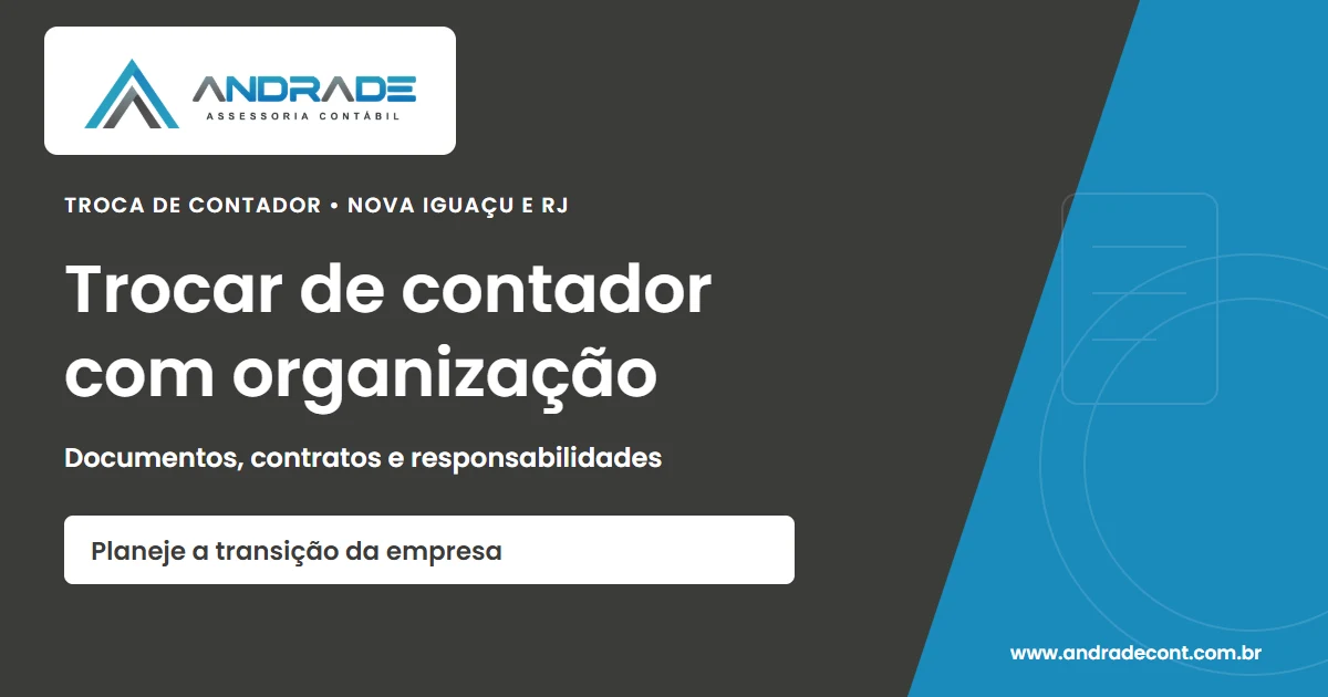 Trocar de contador com organização: Documentos, contratos e responsabilidades